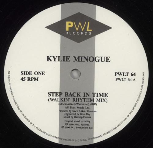 Kylie Minogue Step Back In Time 12" vinyl single (12 inch record / Maxi-single) UK KYL12ST20029