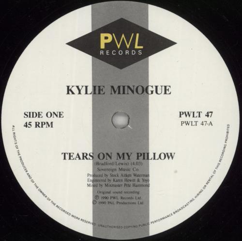 Kylie Minogue Tears On My Pillow 12" vinyl single (12 inch record / Maxi-single) UK KYL12TE19994