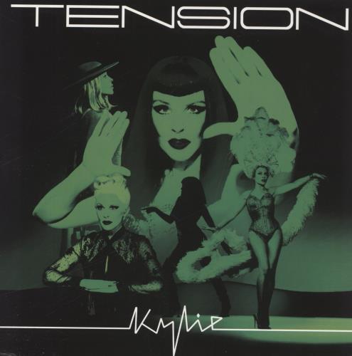 Kylie Minogue Tension - Fluorescent Green Vinyl 7" vinyl single (7 inch record / 45) UK KYL07TE839733