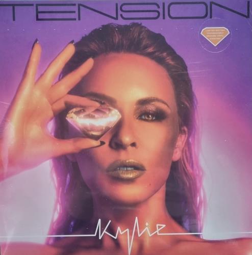Kylie Minogue Tension - Transparent Orange Vinyl - Sealed vinyl LP album (LP record) UK KYLLPTE820350