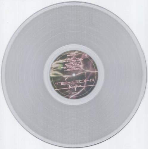 Kylie Minogue Tension II - Crystal Clear Vinyl + Autographed Print vinyl LP album (LP record) UK KYLLPTE882233