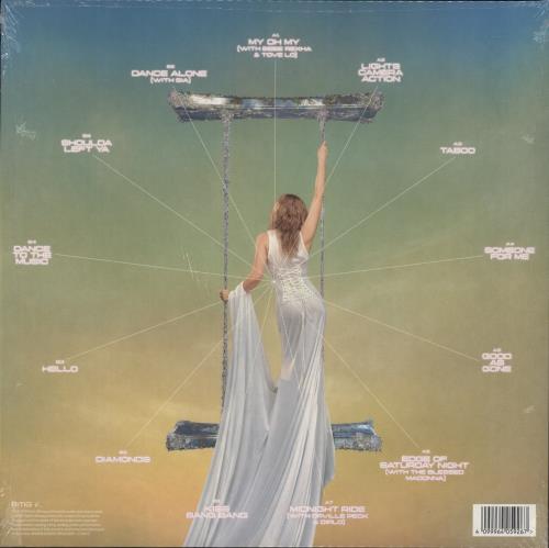 Kylie Minogue Tension II - Turquoise Vinyl + Autographed Print vinyl LP album (LP record) UK KYLLPTE879067