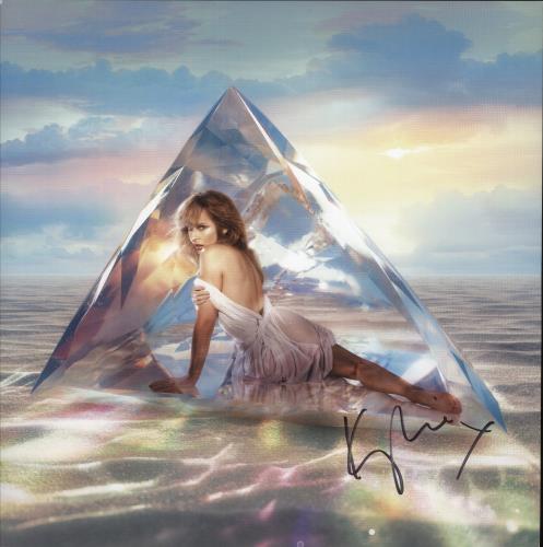 Kylie Minogue Tension II - Turquoise Vinyl + Autographed Print vinyl LP album (LP record) UK KYLLPTE879067