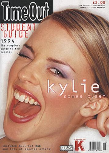 Kylie Minogue Time Out - 1994 magazine UK KYLMATI39015