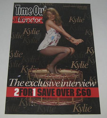 Kylie Minogue Time Out poster UK KYLPOTI365716