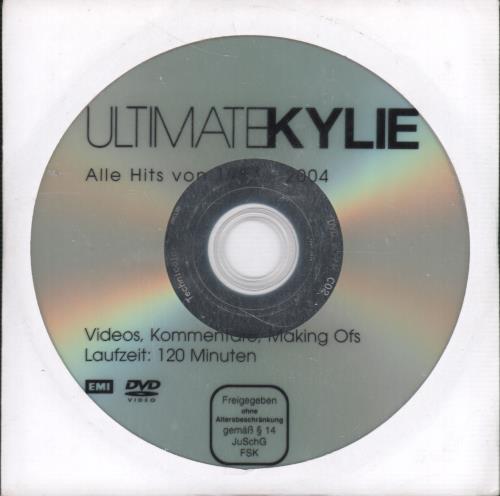 Kylie Minogue Ultimate Kylie promo DVD-R German KYLDRUL652368