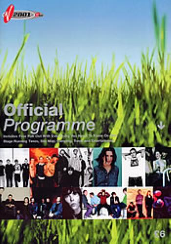 Kylie Minogue V2001 tour programme UK KYLTRV220683