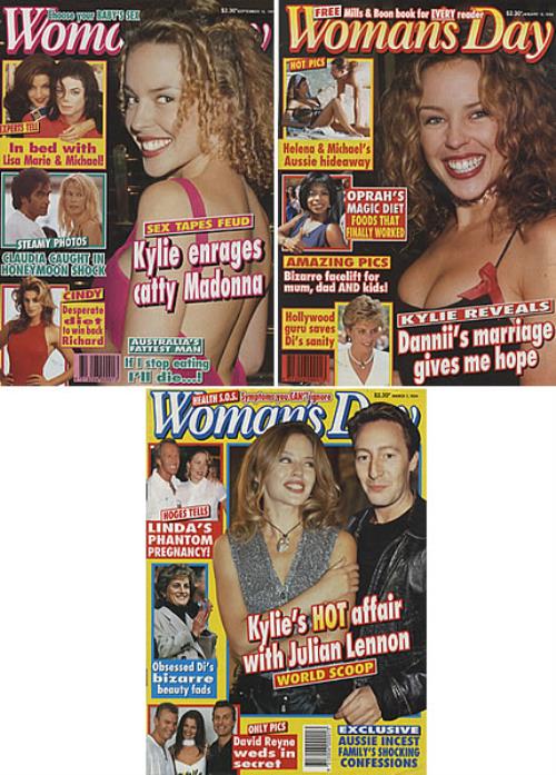 Kylie Minogue Woman's Day Magazines magazine Australian KYLMAWO329897