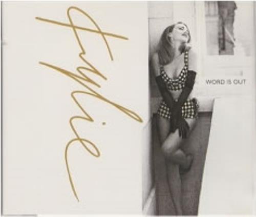 Kylie Minogue Word Is Out CD single (CD5 / 5") German KYLC5WO02972