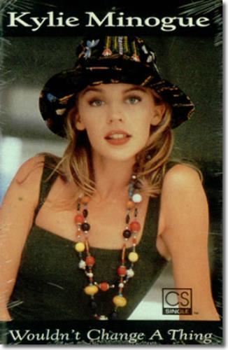 Kylie Minogue Wouldn't Change A Thing cassette single US KYLCSWO66972