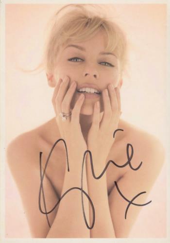 Kylie Minogue X - Autographed Postcard memorabilia UK KYLMMXA586506