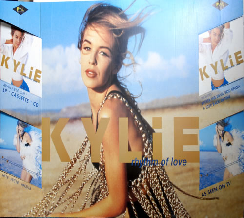 Kylie Minogue Rhythm Of Love display UK KYLDIRH605578