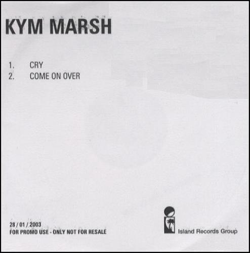 Kym Ryder Cry CD-R acetate UK KSYCRCR271987