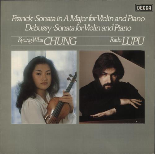 Kyung-Wha Chung Franck: Sonata For Violin & Piano In A Major / Debussy: Sonata For Violin & Piano vinyl LP album (LP record) Dutch KY0LPFR859993