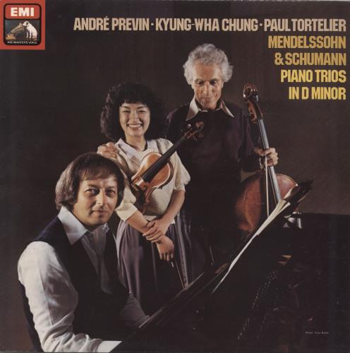 Kyung-Wha Chung Mendelssohn & Schumann: Piano Trios In D Minor vinyl LP album (LP record) UK KY0LPME645543