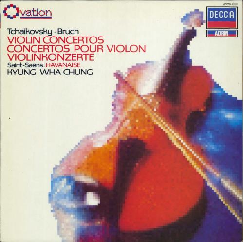 Kyung-Wha Chung Tchaikovsky / Bruch: Violin Concertos / Saint-Sa�ns: Havanaise vinyl LP album (LP record) Dutch KY0LPTC771419