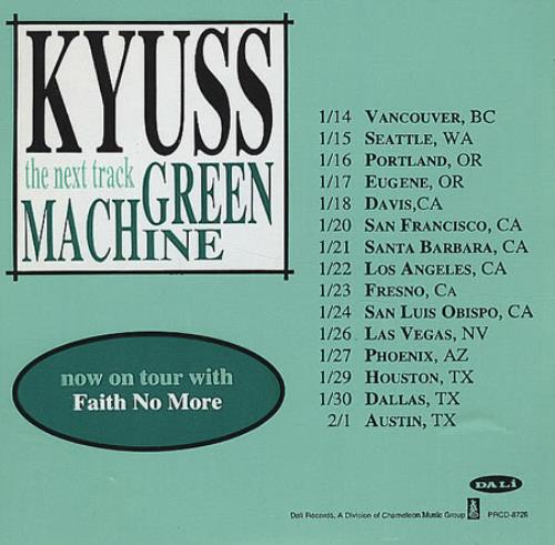 Kyuss Green Machine CD single (CD5 / 5") US KYUC5GR412444