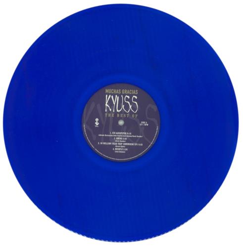 Kyuss Muchas Gracias - The Best Of - Blue Vinyl 2-LP vinyl record set (Double LP Album) UK KYU2LMU864728
