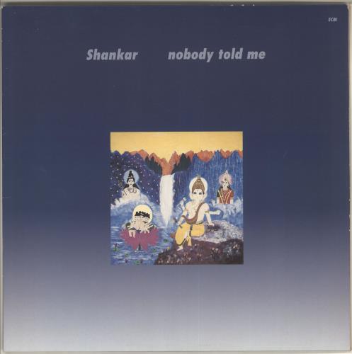 L. Shankar Nobody Told Me vinyl LP album (LP record) German S0RLPNO718378