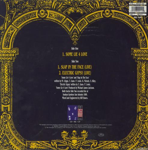 L.A. Guns Some Lie 4 Love - Fully Autographed 12" vinyl picture disc (12 inch picture record) UK LAG2PSO814221