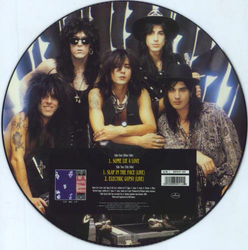 L.A. Guns Some Lie 4 Love - Fully Autographed 12" vinyl picture disc (12 inch picture record) UK LAG2PSO814221
