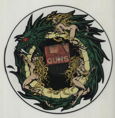 L.A. Guns Some Lie 4 Love 12" vinyl picture disc (12 inch picture record) UK LAG2PSO372907