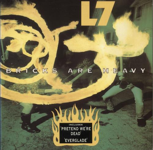 L7 Bricks Are Heavy - EX vinyl LP album (LP record) UK L-7LPBR707823