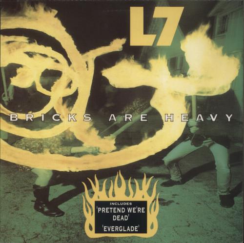 L7 Bricks Are Heavy vinyl LP album (LP record) UK L-7LPBR500063