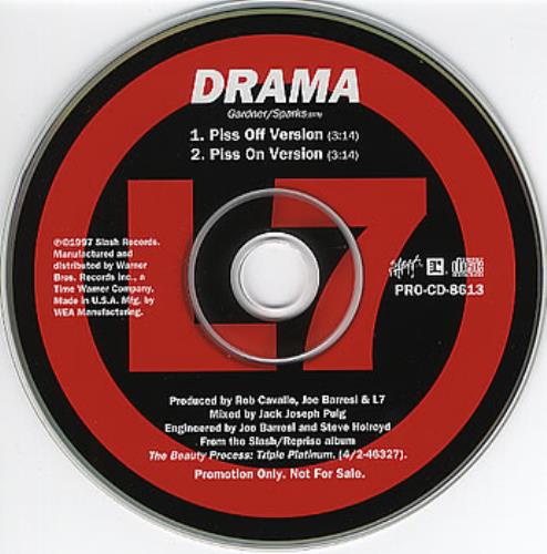 L7 Drama CD single (CD5 / 5") US L-7C5DR352346