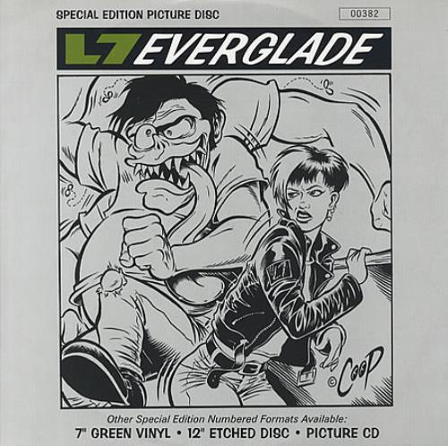 L7 Everglade 12" vinyl picture disc (12 inch picture record) UK L-72PEV05063