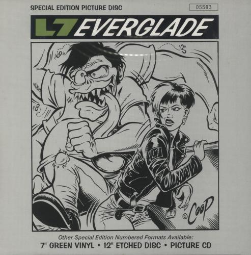 L7 Everglade 12" vinyl picture disc (12 inch picture record) UK L-72PEV879906