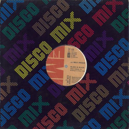 La Belle Epoque Black Is Black 12" vinyl single (12 inch record / Maxi-single) Italian LXA12BL641613