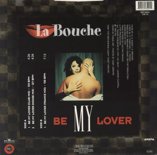 La Bouche Be My Lover 12" vinyl single (12 inch record / Maxi-single) UK LBU12BE792821