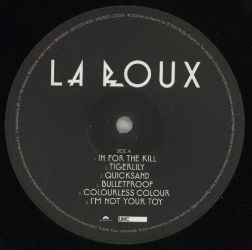 La Roux La Roux + Poster vinyl LP album (LP record) UK OUXLPLA880308