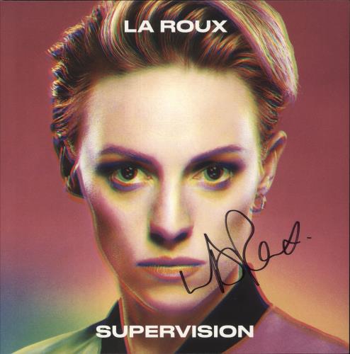 La Roux Supervision - Autographed vinyl LP album (LP record) UK OUXLPSU877096