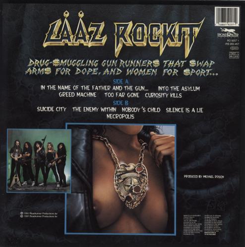 Laaz Rockit Nothings Sacred vinyl LP album (LP record) Dutch Q66LPNO830951