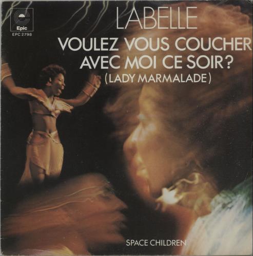 Labelle Lady Marmalade 7" vinyl single (7 inch record / 45) Dutch LBL07LA656806