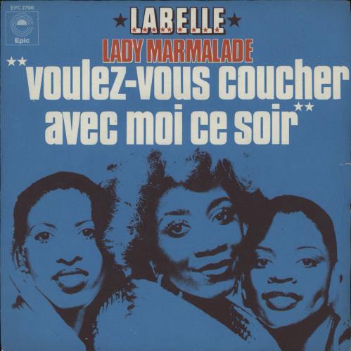 Labelle Lady Marmalade 7" vinyl single (7 inch record / 45) French LBL07LA752583