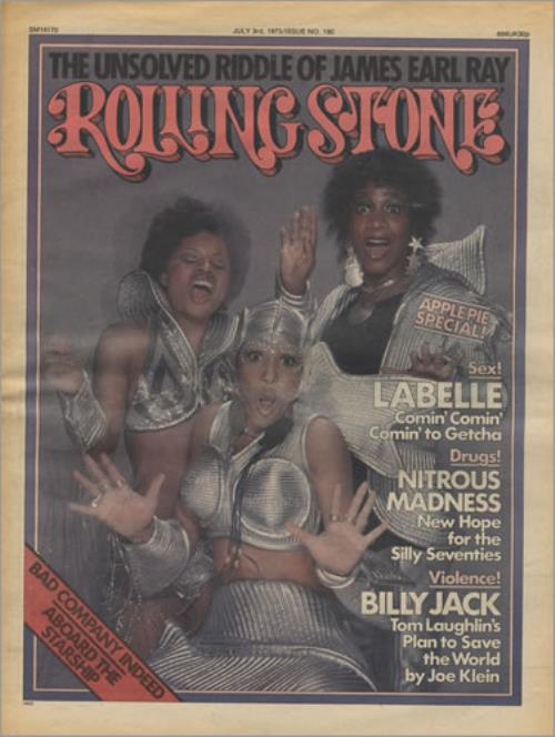 Labelle Rolling Stone - July 1975 magazine US LBLMARO350274