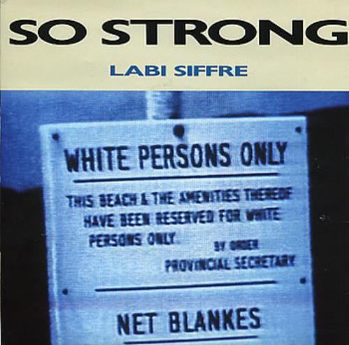 Labi Siffre So Strong - P/S 7" vinyl single (7 inch record / 45) UK SIF07SO294556