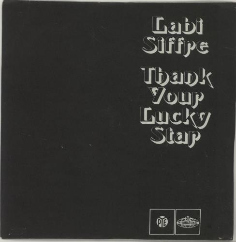 Labi Siffre Thank Your Lucky Star - P/S 7" vinyl single (7 inch record / 45) UK SIF07TH687928