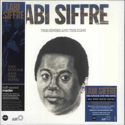 Labi Siffre The Singer And The Song: Half-Speed Mastered - 180 Gram Vinyl + Signed Priint - Sealed vinyl LP album (LP record) UK SIFLPTH842766