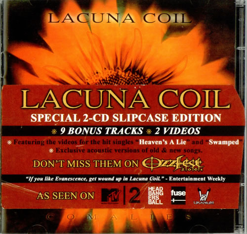 Lacuna Coil Comalies 2 CD album set (Double CD) US UNL2CCO496671