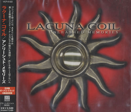 Lacuna Coil Unleashed Memories CD album (CDLP) Japanese UNLCDUN463177