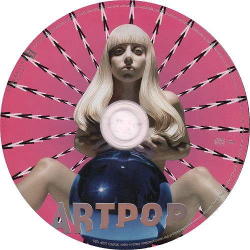 Lady Gaga Artpop 2-disc CD/DVD set Japanese LGQ2DAR661531