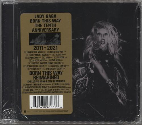 Lady Gaga Born This Way (The Tenth Anniversary) - Sealed 2 CD album set (Double CD) US LGQ2CBO862727