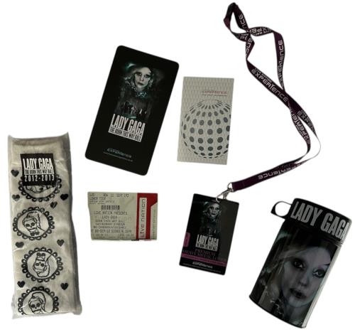Lady Gaga Born This Way Ball Tour Bundle memorabilia UK LGQMMBO879740