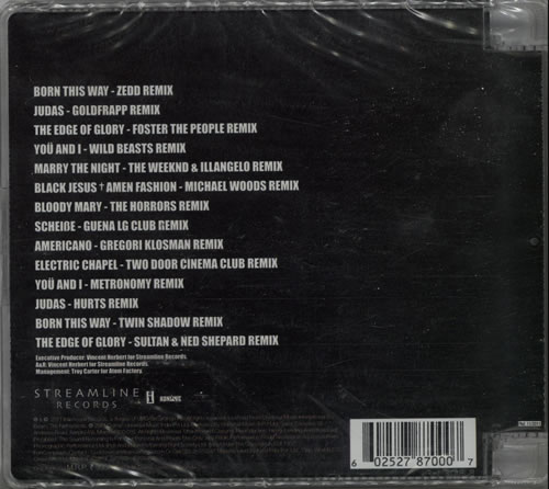 Lady Gaga Born This Way: The Remix CD album (CDLP) Indian LGQCDBO626585