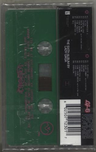 Lady Gaga Chromatica - Lime Green - Sealed cassette album UK LGQCLCH886627
