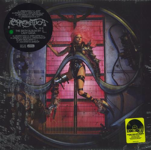 Lady Gaga Chromatica - RSD21 - Yellow Vinyl - Sealed vinyl LP album (LP record) UK LGQLPCH781696